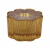 A La Kandelaar Ribbed Flower Mustard
