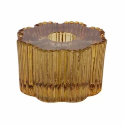 A La Kandelaar Ribbed Flower Mustard
