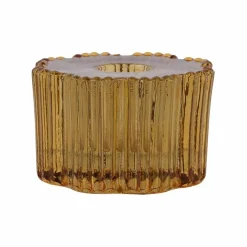 A La Kandelaar Ribbed Flower Mustard