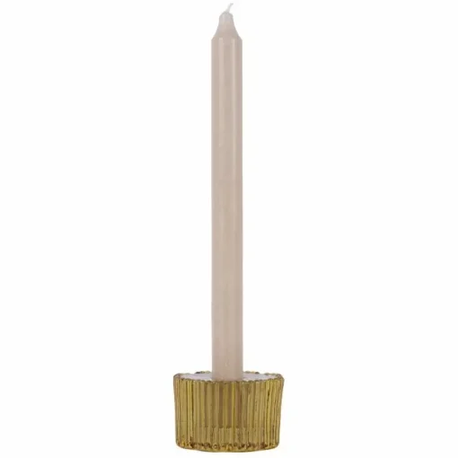 A La Kandelaar Ribbed Flower Mustard