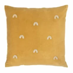A La Kussenhoes Velvet Rainbows Mustard