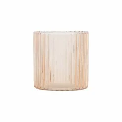 A La Theelichthouder Ribbed Blush
