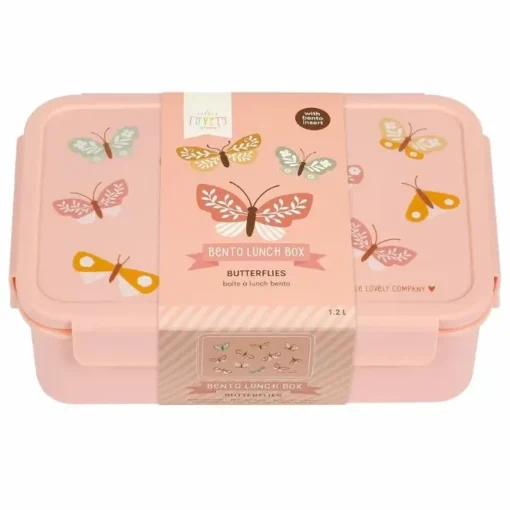 A Little Lovely Company Bento Lunchbox Vlinders