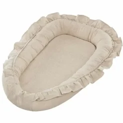 Babynest Pure Nature Ruffles Linnen Nature Cotton & Sweets