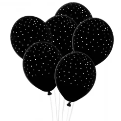 Ballonnen Handdrawn Dots Zwart-Wit House Of Gia
