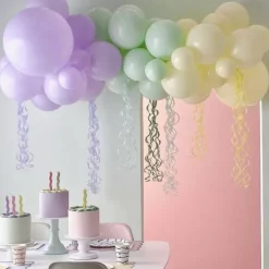 Ballonnenboog Met Tassels Pastel Wave Ginger Ray