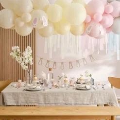 Ballonnenboog Pastel Met Streamers Hey Bunny Ginger Ray