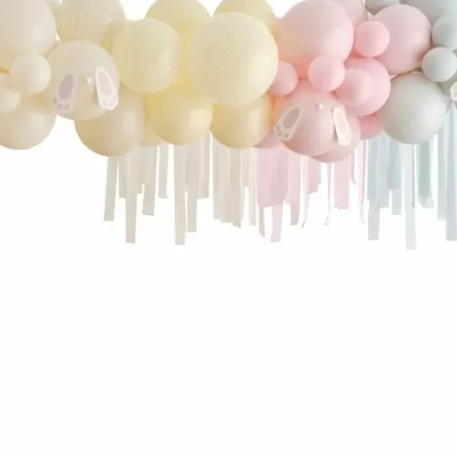 Ballonnenboog Pastel Met Streamers Hey Bunny Ginger Ray