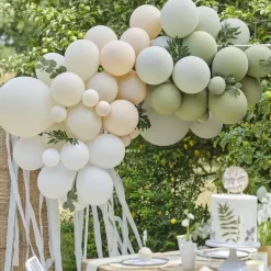 Ballonnenboog Saliegroen & Nude Botanical Baby Ginger Ray