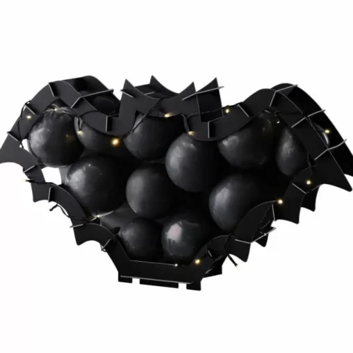 Ballonnenmozaiek Vleermuis Met Lichtjes Fright Night