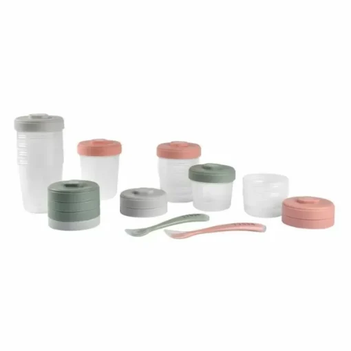 Beaba Starterpakket Bewaarpotjes Eucalyptus (14-Delig)