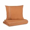Beddengoed Junior Vera Eyelet Sienna Brown Nobodinoz