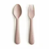 Bestek Vork En Lepel Blush Mushie