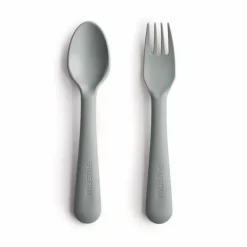 Bestek Vork En Lepel Sage Mushie