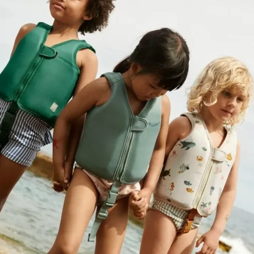Bestel Nu Het Trendy Liewood Zwemvest Dove It Comes In Waves/Peppermint!
