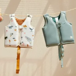 Bestel Nu Het Trendy Liewood Zwemvest Dove It Comes In Waves/Peppermint!