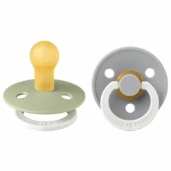 Bibs Fopspenen Set Glow In The Dark Sage/Cloud