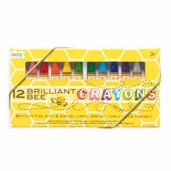 Bijenwas Krijtes Briljant Bee (12St) Ooly