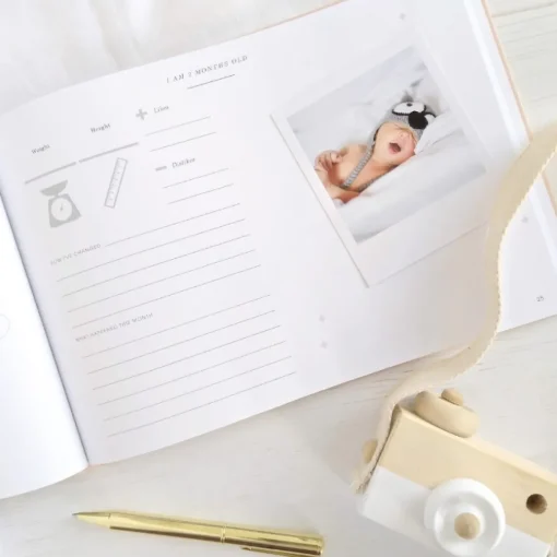 Blush & Gold Invulboek My Baby Journal Wit