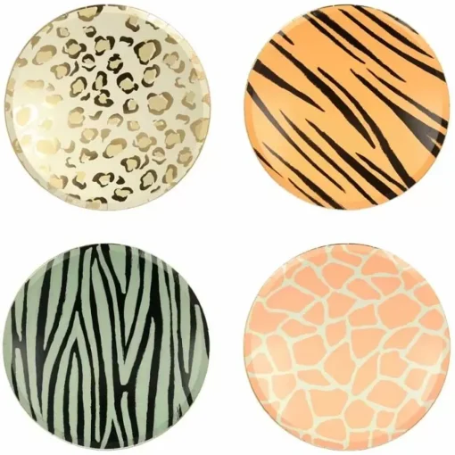 Borden Safari Animal Print (8St) Meri Meri