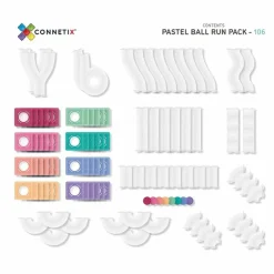 Connetix Tiles Pastel Ball Run Pack (106St)