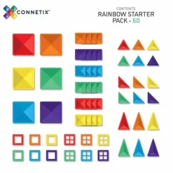 Connetix Tiles Rainbow Starter Pack (60St)