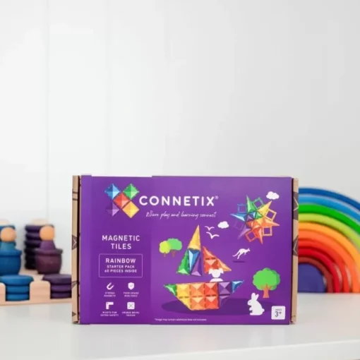 Connetix Tiles Rainbow Starter Pack (60St)