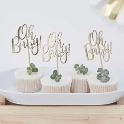 Cupcake Toppers (12St) Oh Baby! Ginger Ray
