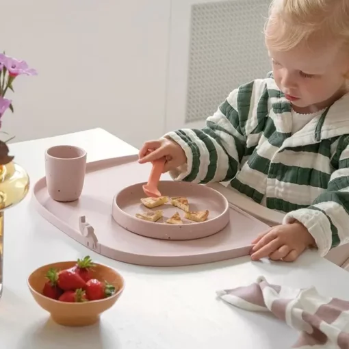 Done By Deer Siliconen Placemat Elphee Powder