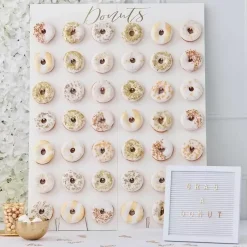 Donut Wall Large Gold Wedding Ginger Ray