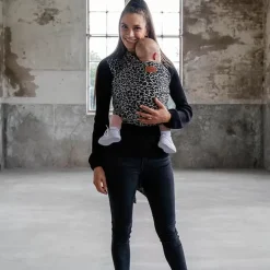 Draagdoek Stretchy Wrap Deluxe Leopard Bykay