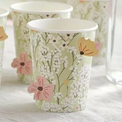 Floral Baby Bekertjes | Ginger Ray - Feestelijk & Charmant