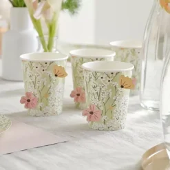Floral Baby Bekertjes | Ginger Ray - Feestelijk & Charmant