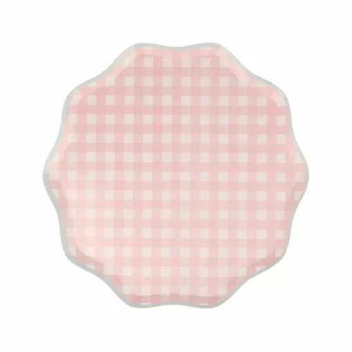 Gingham Pastel Gebaksbordjes Van Meri Meri (12 Stuks)