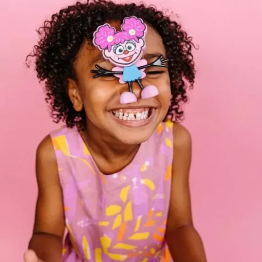 Glo Pals Poppetje Sesamstraat Abby Roze