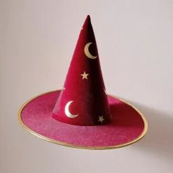 Goochelaarshoed Velvet Rood Ginger Ray