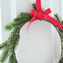 Hangdecoratie Kerstkransen Rustic Red Ginger Ray