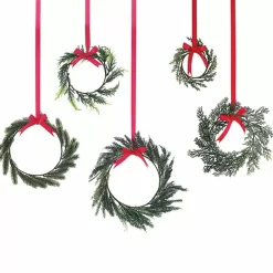 Hangdecoratie Kerstkransen Rustic Red Ginger Ray
