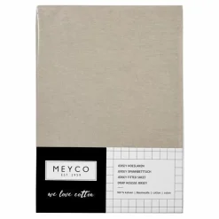 Hoeslaken Wieg Jersey Zand Meyco
