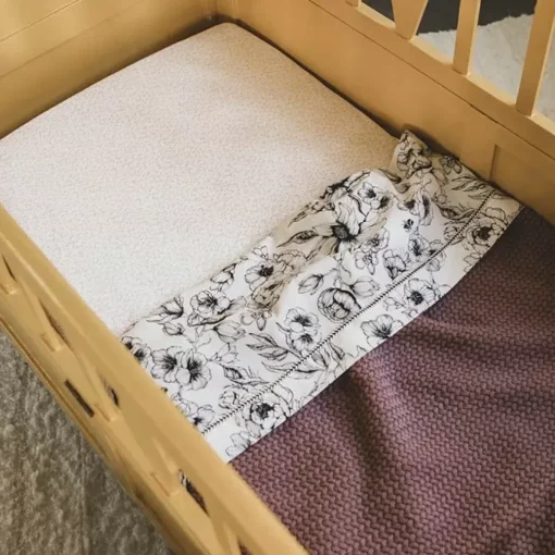 Hoeslaken Wieg Wild Child Chalk Pink Mies & Co