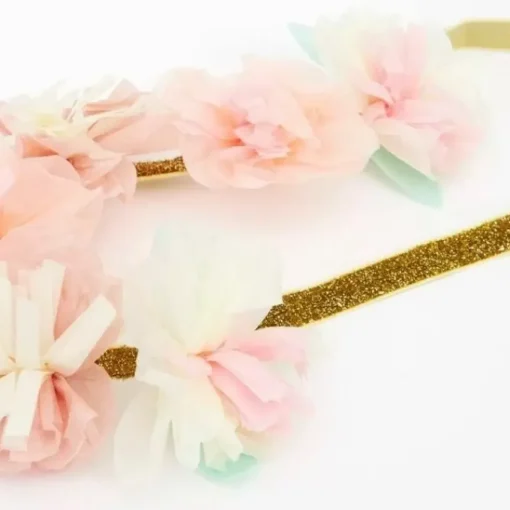 Hoofdbandjes Pink Blossom (6St) Meri Meri
