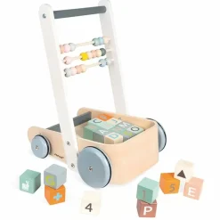 Houten Loopwagen Blokken Abc Sweet Cocoon Janod