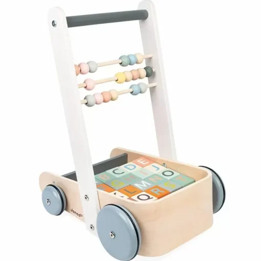 Houten Loopwagen Blokken Abc Sweet Cocoon Janod