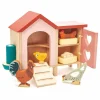 Houten Poppenhuis Kippenhok Tender Leaf Toys