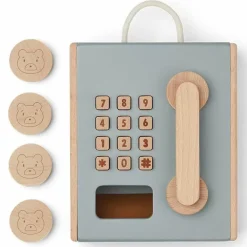 Houten Speelgoedtelefoon Blue Fog Multi Mix Liewood