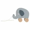 Houten Trekdier Olifant Little Dutch