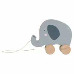 Houten Trekdier Olifant Little Dutch