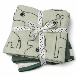 Hydrofiele Doeken Deer Friends Green (3St) Done By Deer