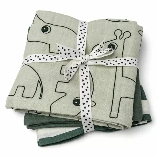 Hydrofiele Doeken Deer Friends Green (3St) Done By Deer