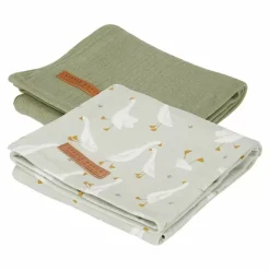 Hydrofiele Doeken Little Goose & Olive (2St) Little Dutch